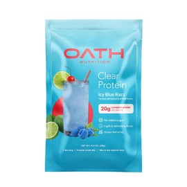 Clear Whey Protein Powder  - Singles Serving Samples:_Icy Blue Razz CW - One Serving