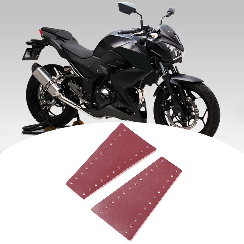 2pcs Motorcycle Lever Brake Clutch Cover Microfiber Leather 15-18MM/0.59-0.71inBurgundy