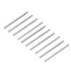 10Pcs Long Rod Nut Hex Coupling Straight Bar Stainless Steel