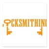 CafePress This is My Locksmithing Shirt Lo Square Car Magnet,