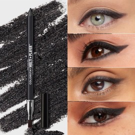Revlon Colorstay Multiplayer Eye Pencil 401 Checkmate (Color Image: Metallic Black) Eyeshadow Sharpener Included 0.9g