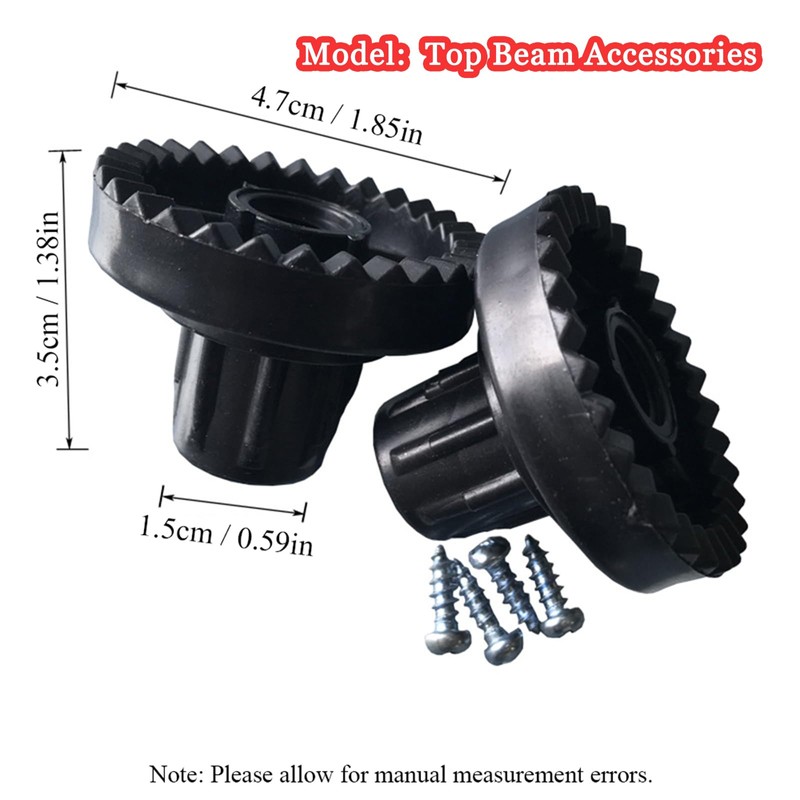 TopHomer Canopy Accessories, Garden Swing Plastic Fittings for Canopy and