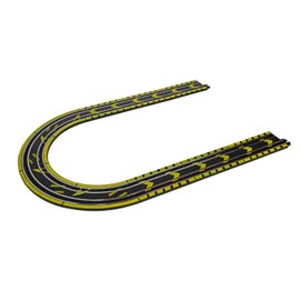 Micro Scalextric Track Extension Pack - Straights and Curves - Extend Your Layout by 148cm, Includes 6x 150mm Straights & 4x 45 Degree Curves, Micro Scalextric Accessories