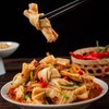 JTEDZI Dried Tofu Skin Knots, 1.1lb (500g) Bean Curd Knots,