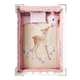 Vianney Jgo. Edredon Para Cama Cuna Corral 100% Algodón Mily Vianney