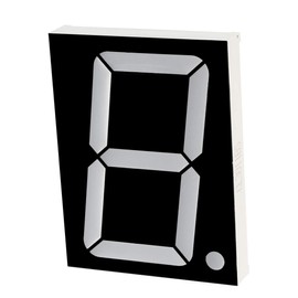 uxcell Common Anode 10 Pin 1 Bit 7 Segment Display 3.39 x 2.56 x 0.47 Inch 3" Red LED Display Digital Tube