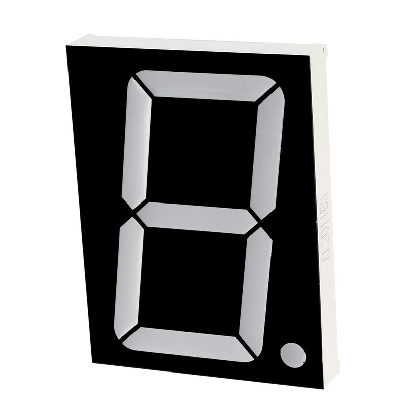 uxcell Common Anode 10 Pin 1 Bit 7 Segment Display