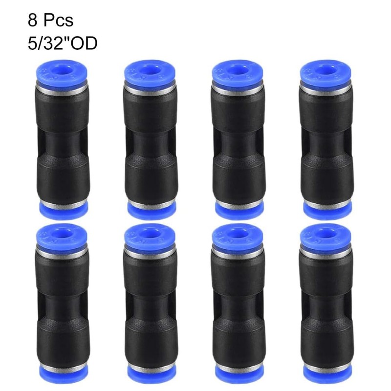 TA-VIGOR 4mm Steckverbinder – 5/32" Schlauch-Außenmaß – Gerade Druckluftanschlüsse –