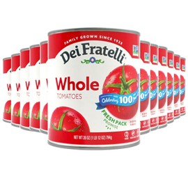 Dei Fratelli Whole Tomatoes (28 oz. cans, 12 pack) - Vine-Ripened – Non-GMO