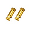 Granite Juicy Nipple Valve Caps Set and Presta Valve Rods,