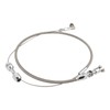Carbhub Accelerator 24inch Stainless Steel Throttle Cable Braided Universal For