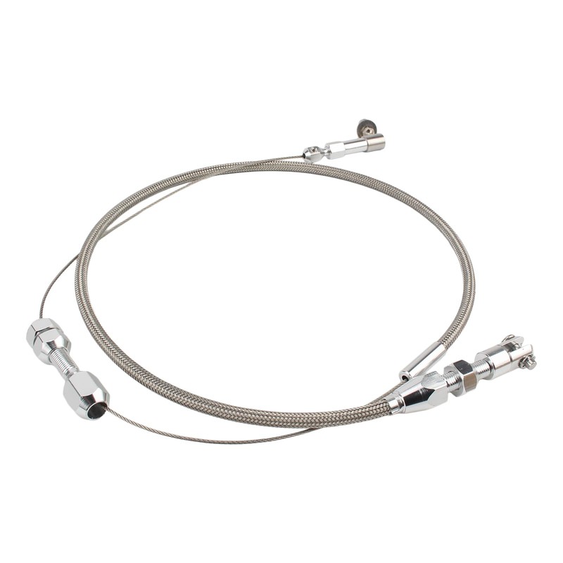 Carbhub Accelerator 24inch Stainless Steel Throttle Cable Braided Universal For