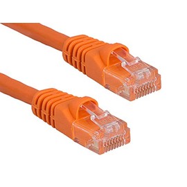 Cable Leader Cat6 550 MHz UTP Snagless Crossover Ethernet Network Patch Cable (50 Foot (1 Pack), Orange)
