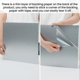 MSUP 12 Sheets Peel and Stick Backsplash Tiles, 11.8"x11.8" Wooden Patterned Stick on Wall Tiles, Self Adhesive Tile Sticker, Waterproof Wall Decals for Kitchen Bathroom Laundry Room