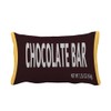 decorbox Chocolate Bar Lover 12x20 Inch Funny Throw Pillow Cover,