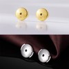 Silver & Gold Earring Backs - Security Locking Backs for