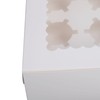 6PCS Set Cupcake Container 12 Holes Cardbord Bakery Pastry Carrier