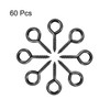 sourcing map Pack of 60 0.87 Inch Screw Eye Hooks