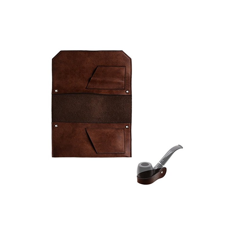 Lifestyle-Ambiente Necuma Atomic Pipe Roll Bag Antique with Pipe Stand