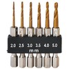 GREATTOOL 6pcs. Short Type Puncture Hole Cone GTTS-6 Gold