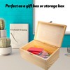 Wooden Box with Lid Wooden Box Storage Box Decorative 30