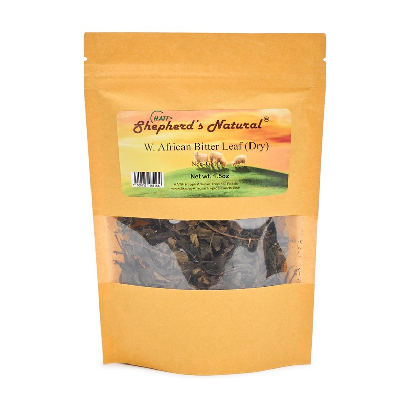 HATF’S SHEPHERD’S NATURAL Bitter Leaf (Dry) – Bold Bitter Flavor