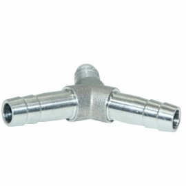 sashow Stainless Steel 5/16" Hose Barb 3 Way Y Shaped Union Home Brew Fitting