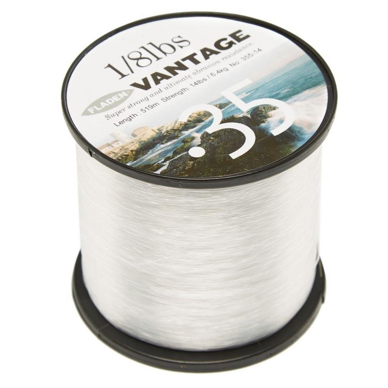 FLADEN Vantage Pro Fishing Line - Transparent, 0.35 mm