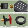 Shower Body Spray Jets with Adjustable Flow On Off Switch,