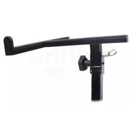 Griffin Studio Mixer Stand DJ Cart by GRIFFIN | Rolling Standing Rack On Casters