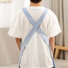 Kids Cotton Cross Back Aprons Children Chef Pure Child Apron