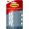 Command Round Cord Clips [Removable]: 4-pack (Clear) [4-sets]