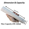 Thermos Flask, Stainless Steel, Super Slim, 25.5 x 4.5 cm,