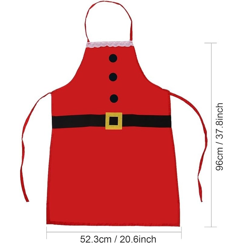 Uten Christmas Apron, Cooking Apron, Waterproof, for Cooking, BBQ, Kitchen