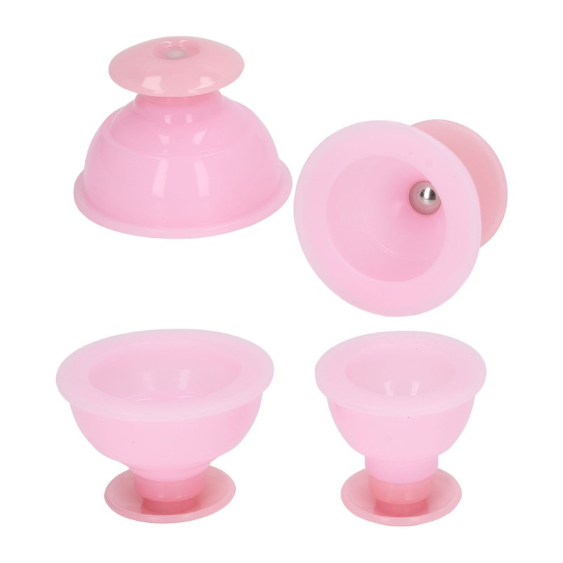 4Pcs Cupping Therapy Set Professional Vacuum Silicone Massage Cups for