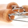 com-four 4 x jacket potato forks with 3 prongs, made