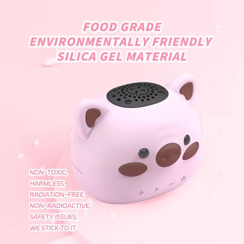 JINSERTA Portable Mini Cartoon Bluetooth Speaker Mini Animal Cute Kids
