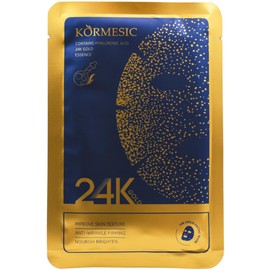 Kit de 5 Mascarillas faciales tipo coreana 24K Gold Kormesic