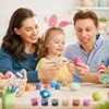 Annickee 40 Pcs Paint Brushes Set, 10Pcs 3ml Empty Paint