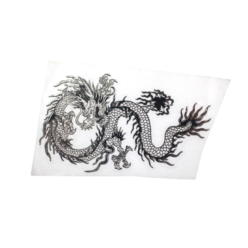 speed mao metal dragon dragon sticker sticker gold silver