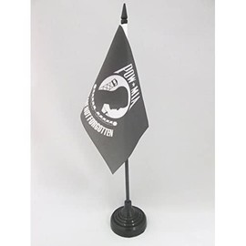 AZ Flag Table Flag, USA POW MIA Remember 15 x 10 cm – United States of America Table Flag 10 x 15 cm