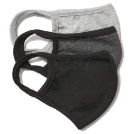 Cotton Face Mask - Made of Premium Organic Cotton, Reusable Washable Soft Cotton Cloth Face Mask, Ideal for Adults & Teens (3 Pack)