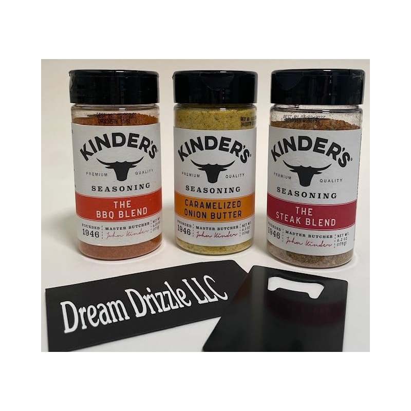 Seasoning Set, KINDERS, Pantry Assortment, The BBQ Blend, Caramelized Onion