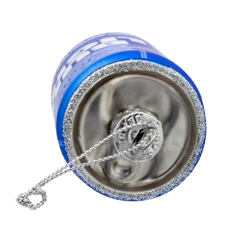 Kurt Adler 3.25-Inch Glass Bud Light Can Ornament