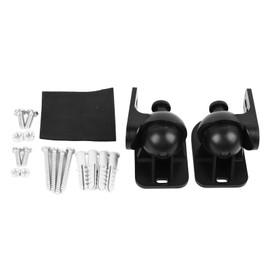 2Pcs Speaker Wall Mounts Space Saving Easy Installation Flexible Adjustable Stable Speaker Wall Mount Bracket for Home