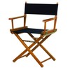 Casual Home 18" Director's Chair Honey Oak Frame with Navy
