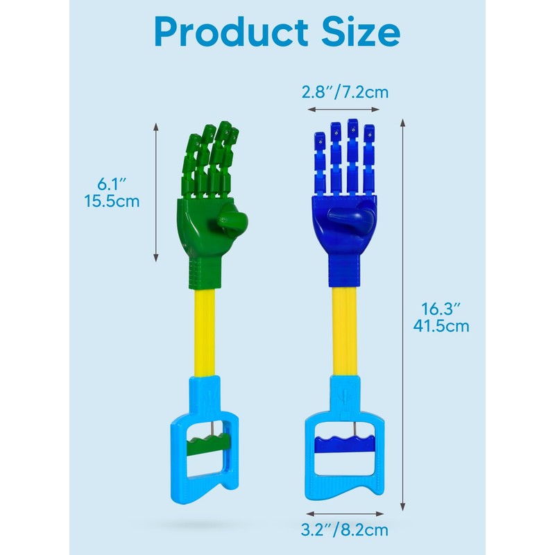 Duses 2PCS Robotic Claw Grabber Toy, Grabpack Toy for Kids,