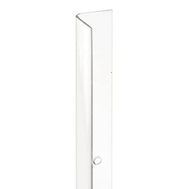 Prime-Line U 9129-4 Vinyl Perforated Corner Shield, 3/4 Inch x 48 Inch, Clear (4 Pack)