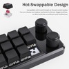 MOSHOU One-Handed Macro Mechanical Keyboard, 12-Keys Gaming Keyboard Fully Programmable