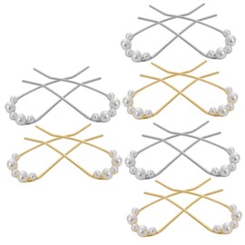 Beavorty 12 pcs Hairpin smooth stick for hair Vintage Forks Sticks for Updo Bun Hair Clips Stick for Buns Pearl Hair Chignon Pin hair pin flyaways hair stick Miss alloy Fashion hair bundle
